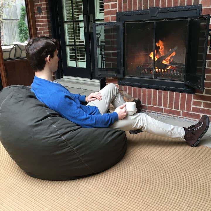 Bean Products - Wholesale Chair - ComfyBean Adult Bean Bag Lounger - Cotton Cover