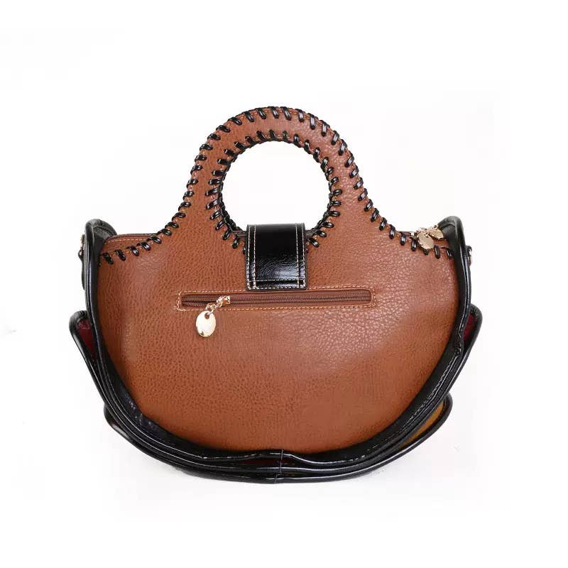 MB Fashion Wholesale - Vente Sacoche – femme - SACOCHE À ANSE RONDE EVERY FASHION AVEC ENSEMBLE PORTEFEUILLE ASSORTI QJ-83185