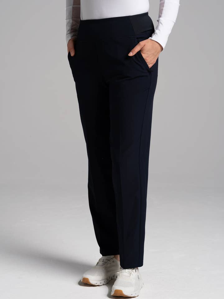 Solid Knit Ankle Pants for wholesale by IBKÜL