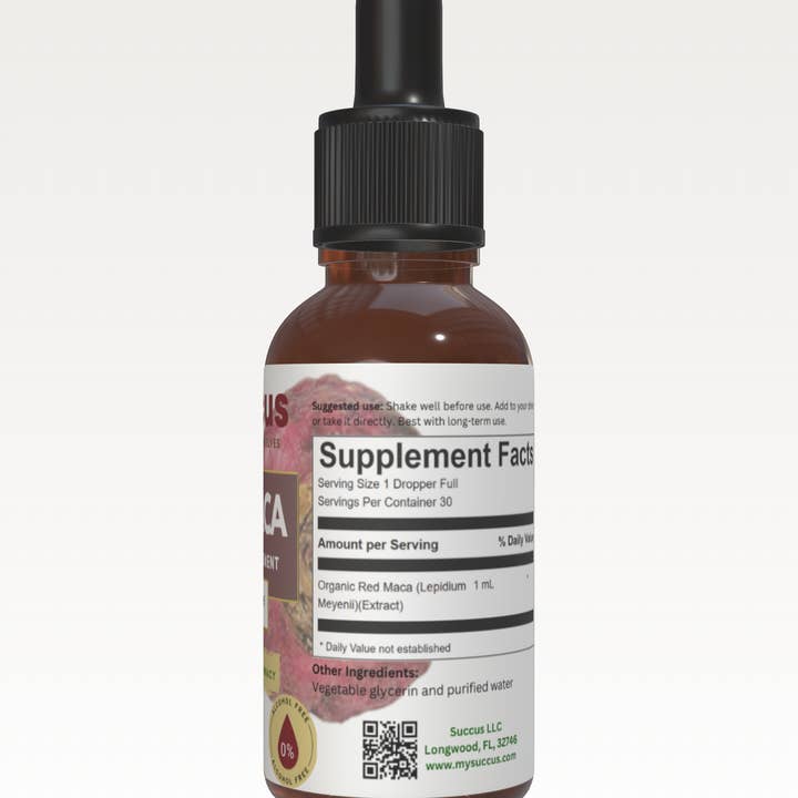 Succus - Wholesale Tincture - Red Maca Tincture -Reproductive Health