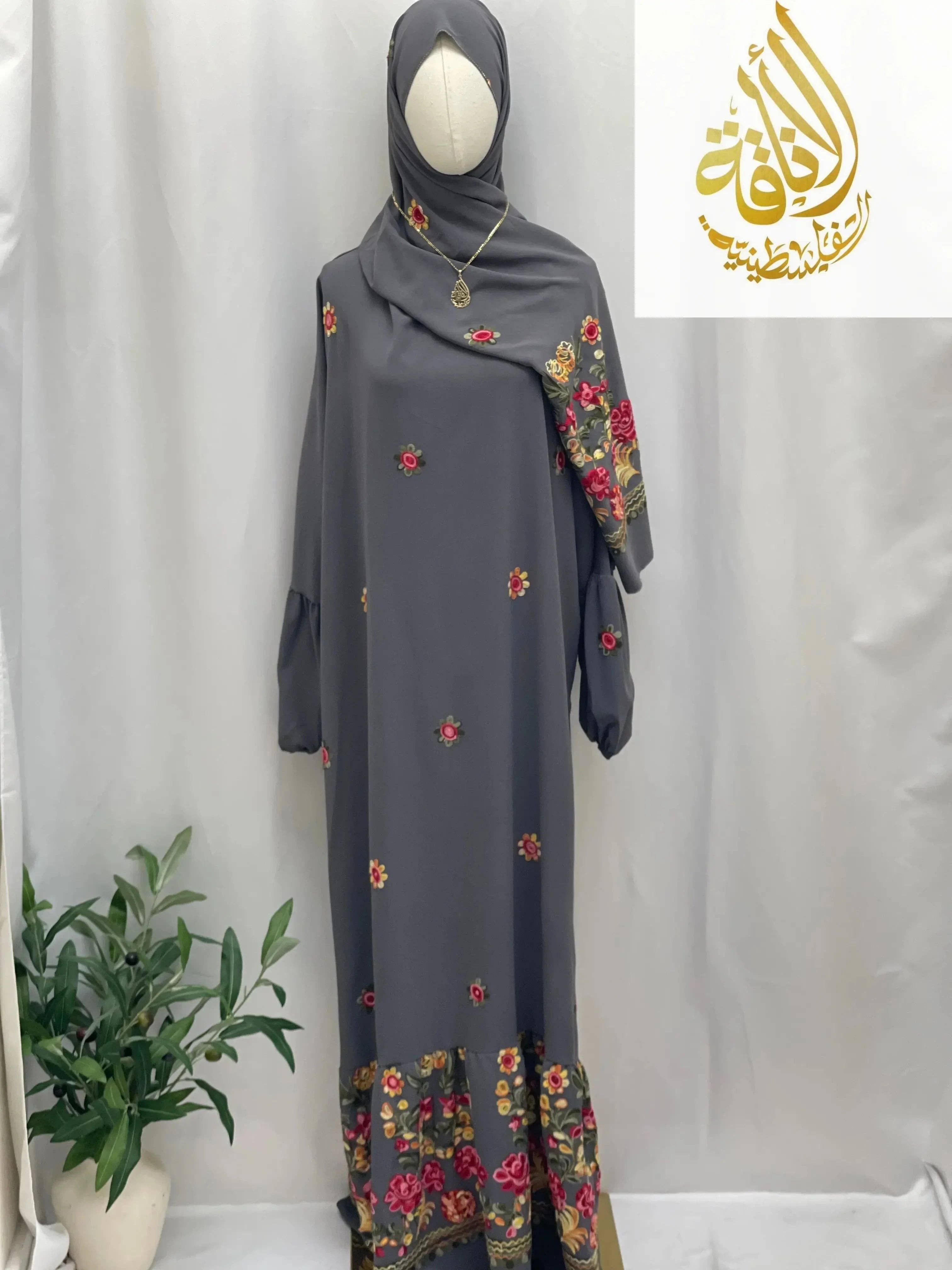 Palestinian Elegance - Wholesale Kaftan - Women's - Prayer Dress with Attached Hijab - Modesty & Comfort7