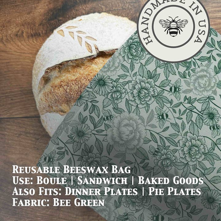 Five Oaks Farm – Großhandel Verpackung/Beutel zur Aufbewahrung von Lebensmitteln – Brotbeutel | Bienenwachsbeschichtet2