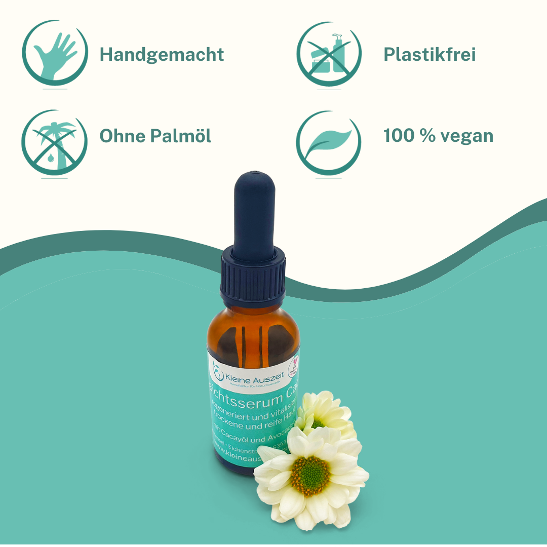 Kleine Auszeit Manufaktur - Wholesale Facial Serum/Concentrate - FACIAL SERUM CACAY - FOR DRY AND MATURE SKIN3