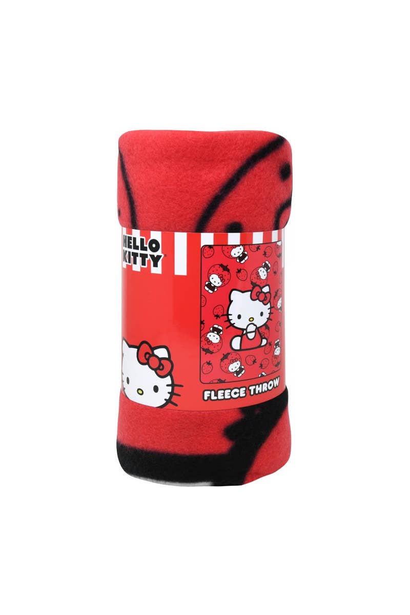PINEAPPLE Beauty - Wholesale Throw Blanket - UPD RHKF Hello Kitty Fleece Throw Blanket - 6 pcs2