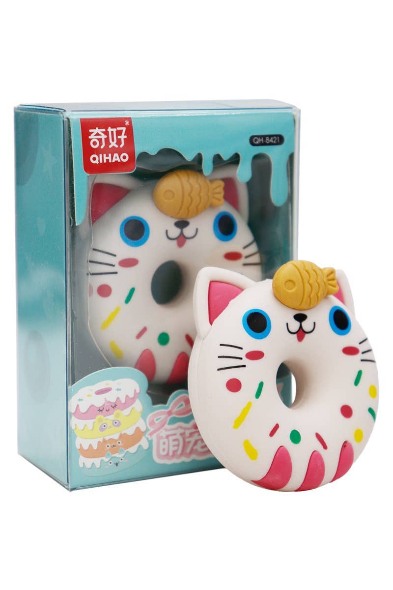 SURTIDO Borrador 3D Jumbo Kawaii de Animales en Forma de Donut de venta al por mayor en Faire1