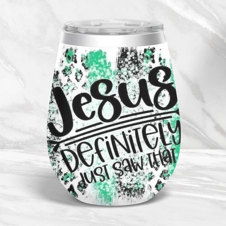 Jesus Wine Tumbler for wholesale by Darrow Designs