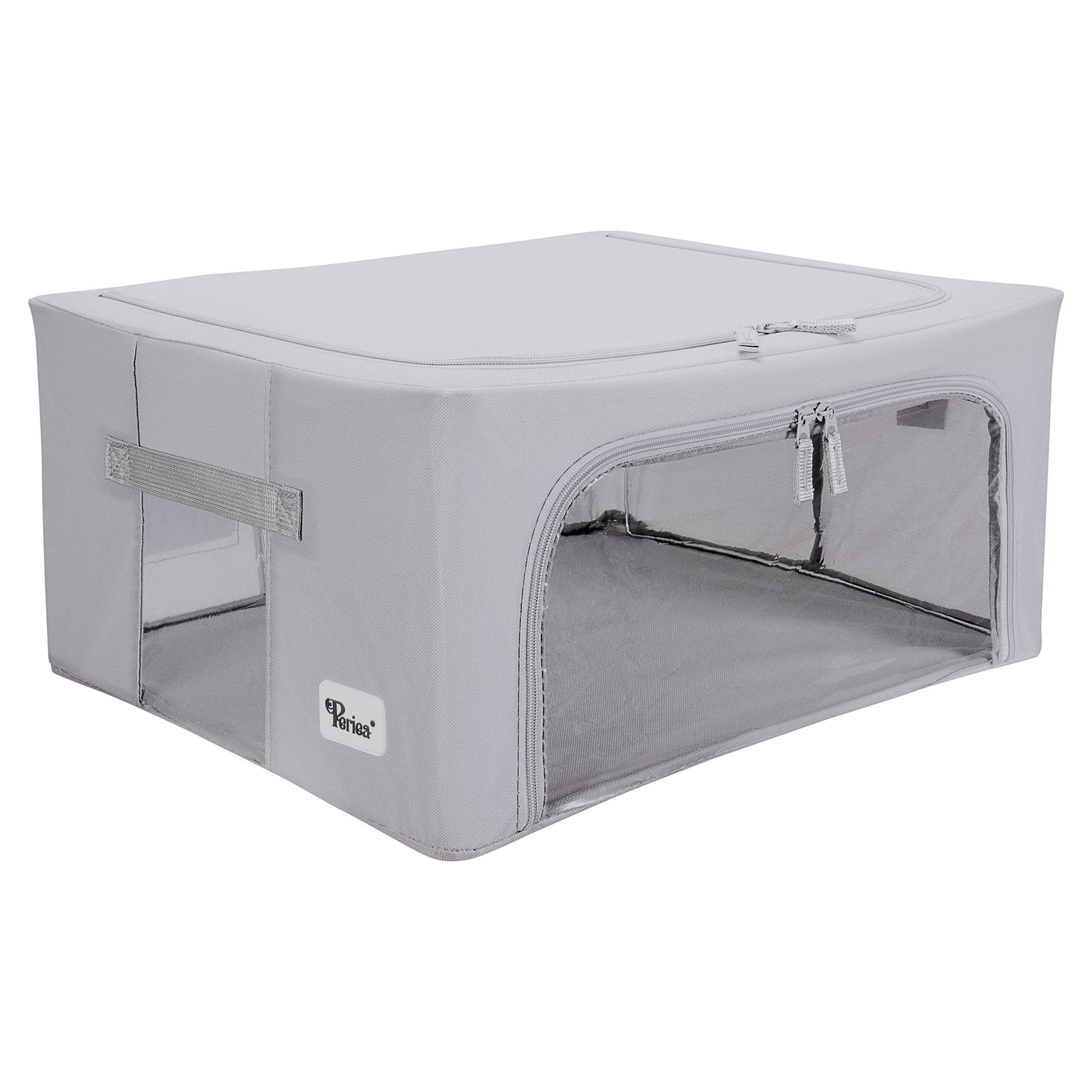 Periea - Vente Bacs de rangement - Periea Beau – Bac de rangement pliable avec structure métallique3