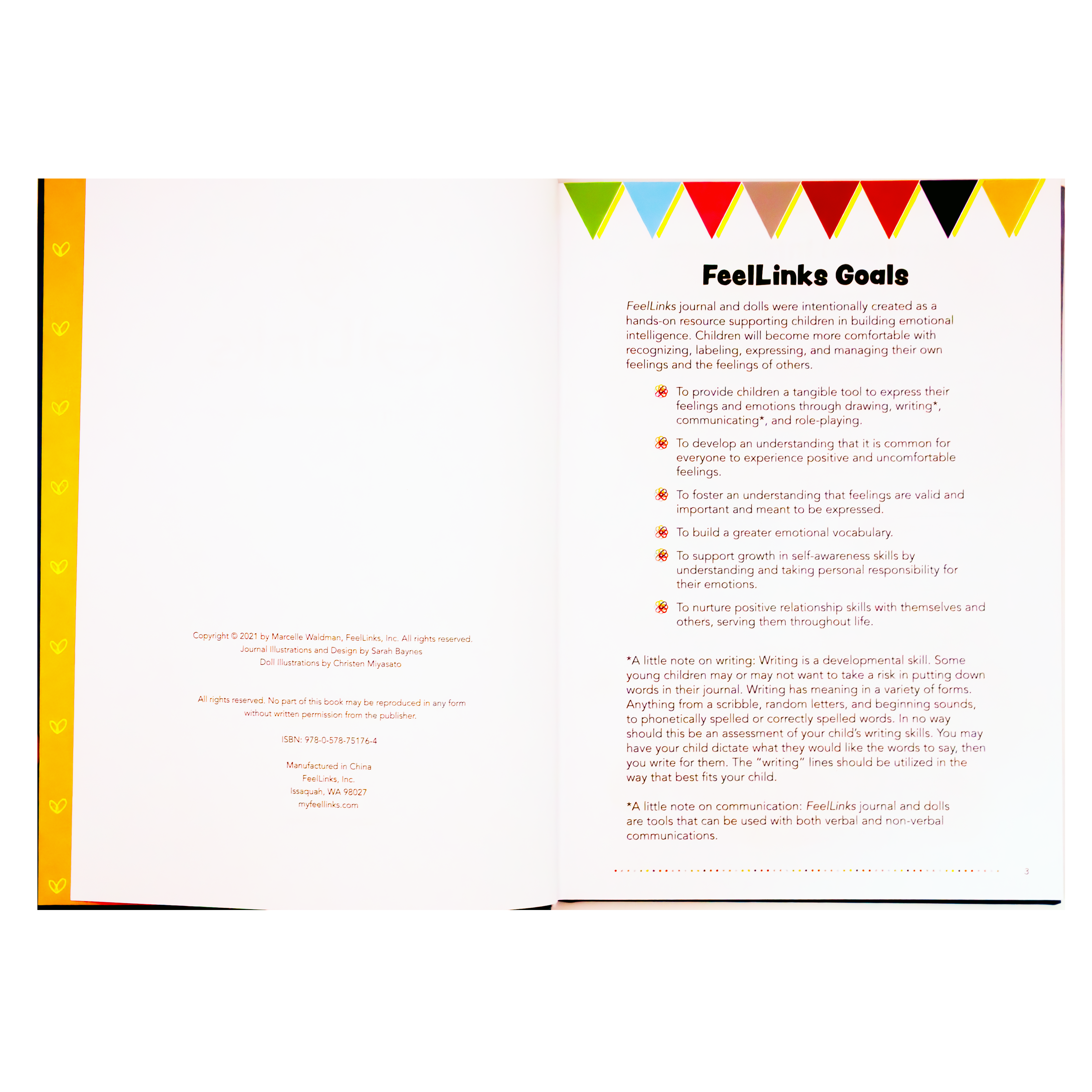 FeelLinks - Wholesale Journal/Diary - Kids - FeelLinks Feelings Journal For Children: A Keepsake10