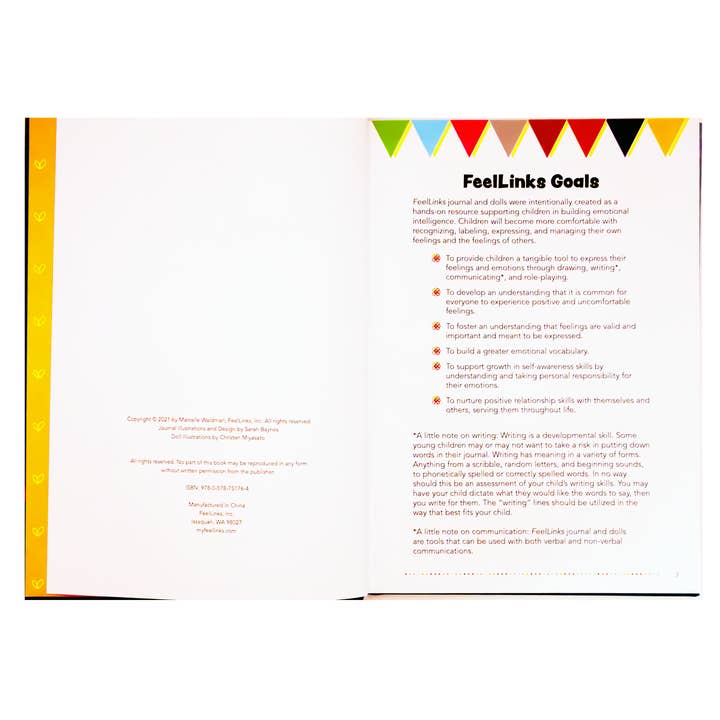 FeelLinks - Wholesale Journal/Diary - Kids - FeelLinks Feelings Journal For Children: A Keepsake10