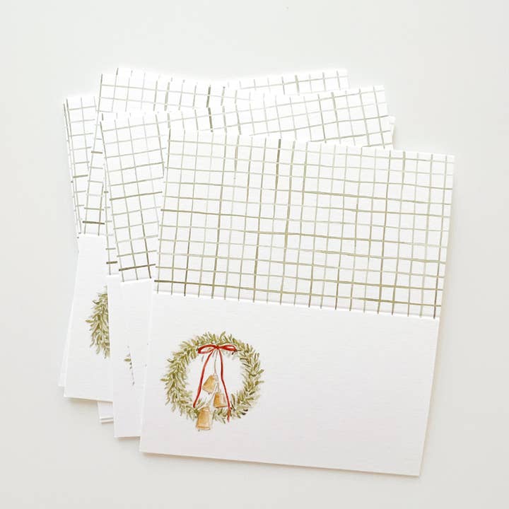 emily lex studio - Wholesale Place Card / Place Holder - bell wreath place cards