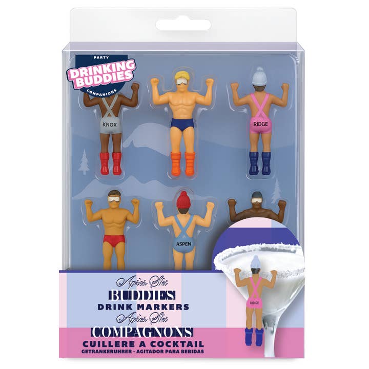 NPW - Wholesale Wine/Cocktail Glass Markers - Apres Ski Buddies2