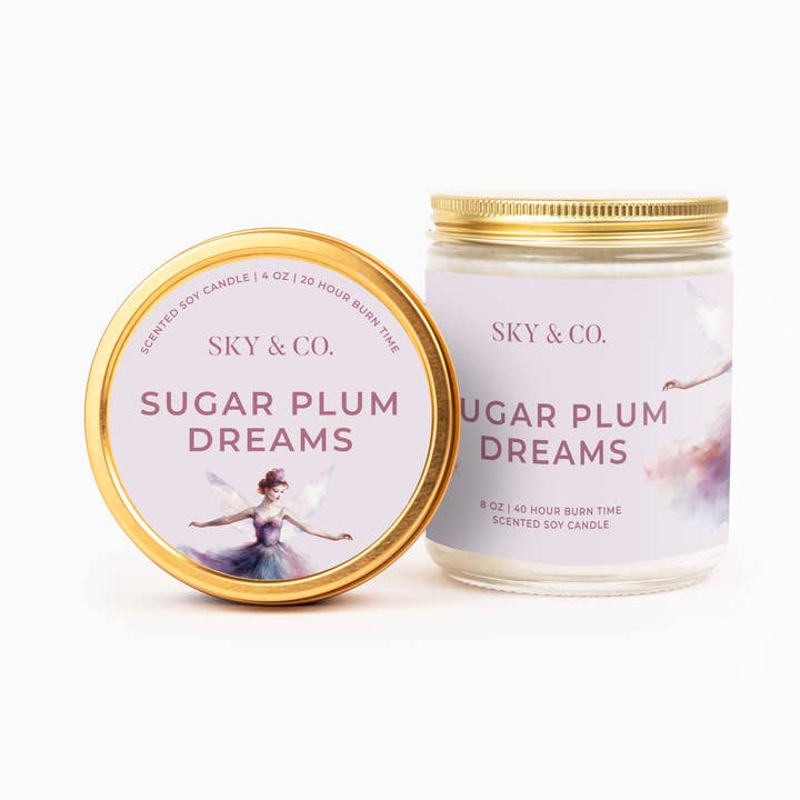 Sugar Plum Dreams - Soy Candle for wholesale by Sky and Company