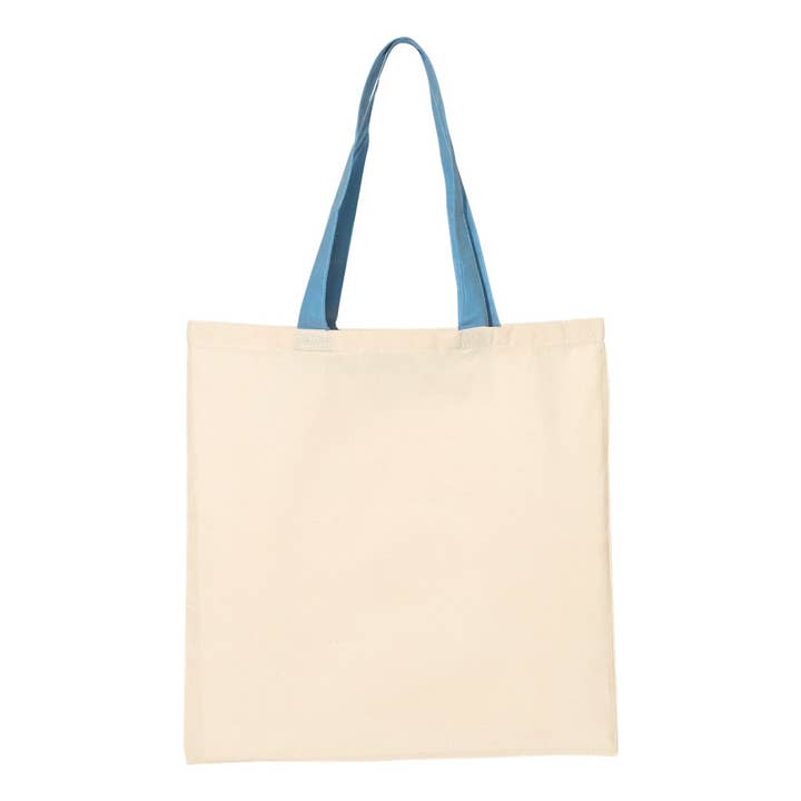 Lucky Avocado - Wholesale Tote Bag - Unisex - Economical Tote with Contrast-Color Handles5