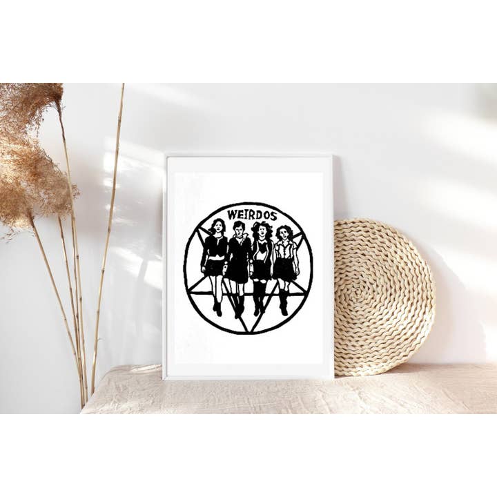 The Craft Fanart - Original Linocut Print for wholesale by Hannah Guthrie Designs