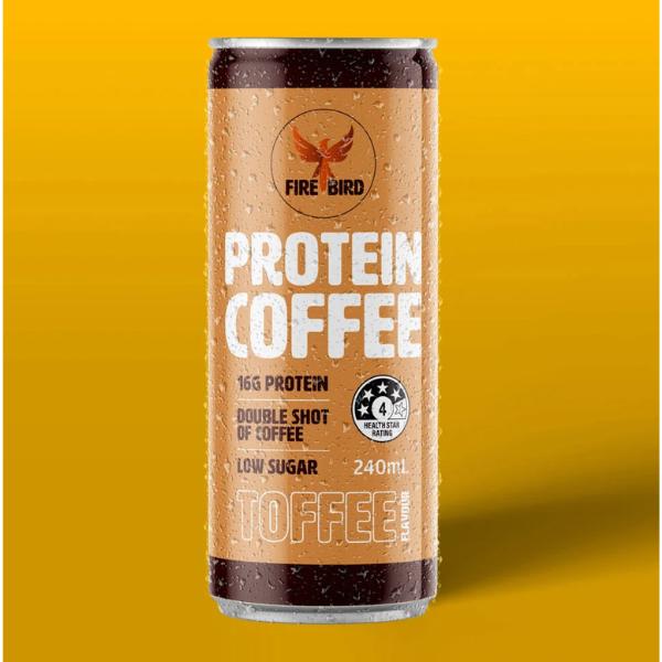 AlchePharma Naturals - Wholesale Iced Coffee/Cold Brew - Fire Bird Protein Coffee Toffee2