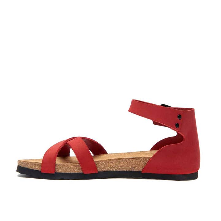 Comfortfusse - Wholesale Sandals – Women's - Milano - Genuine Leather Flat Sandals8