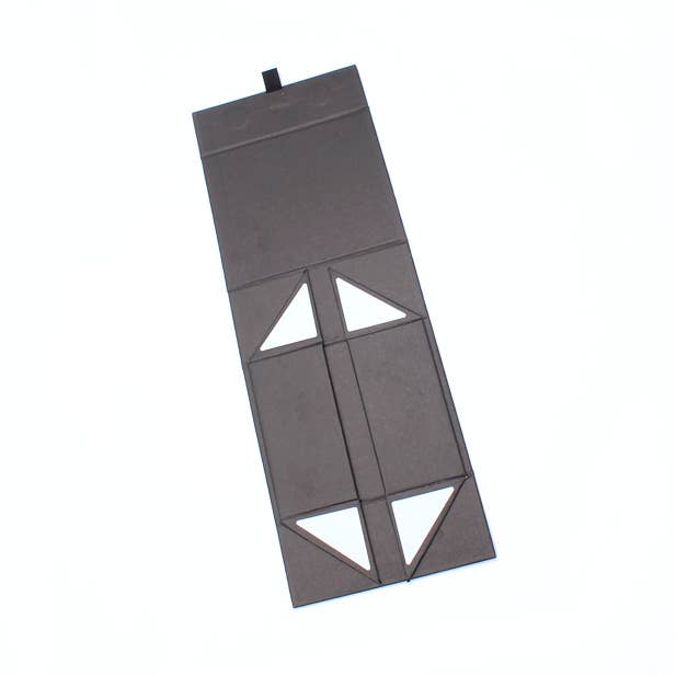 Inca UK - Vente Coffrets cadeaux - 14 x 12 x 6 cm. Boîte-cadeau plate pliante noire. Fermeture magnétique