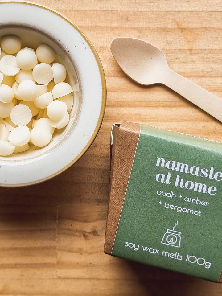 'Namaste at Home' Wax Melts 100g for wholesale by Everwood Candle Co.