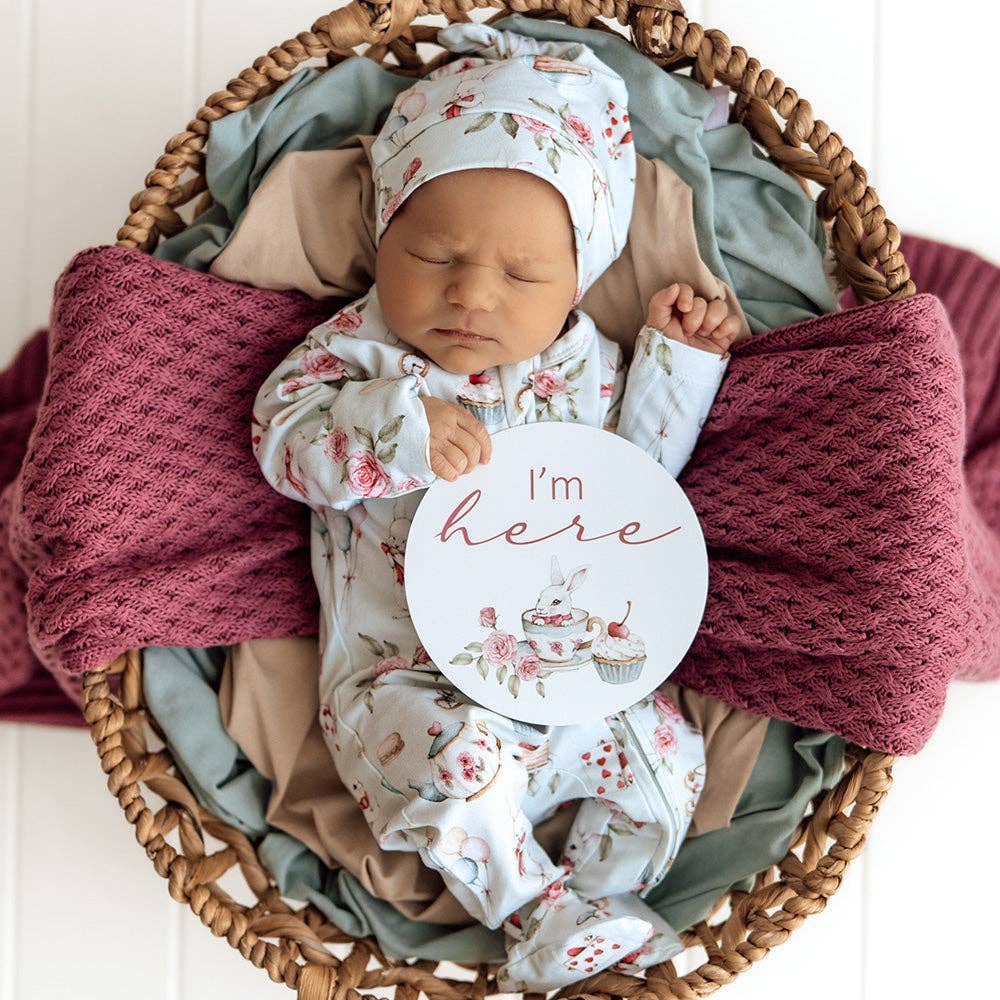 Snuggle Hunny - Wholesale Sleepsuit – Baby - White Rabbit Organic Snuggle Sleepsuit Zip Footie7