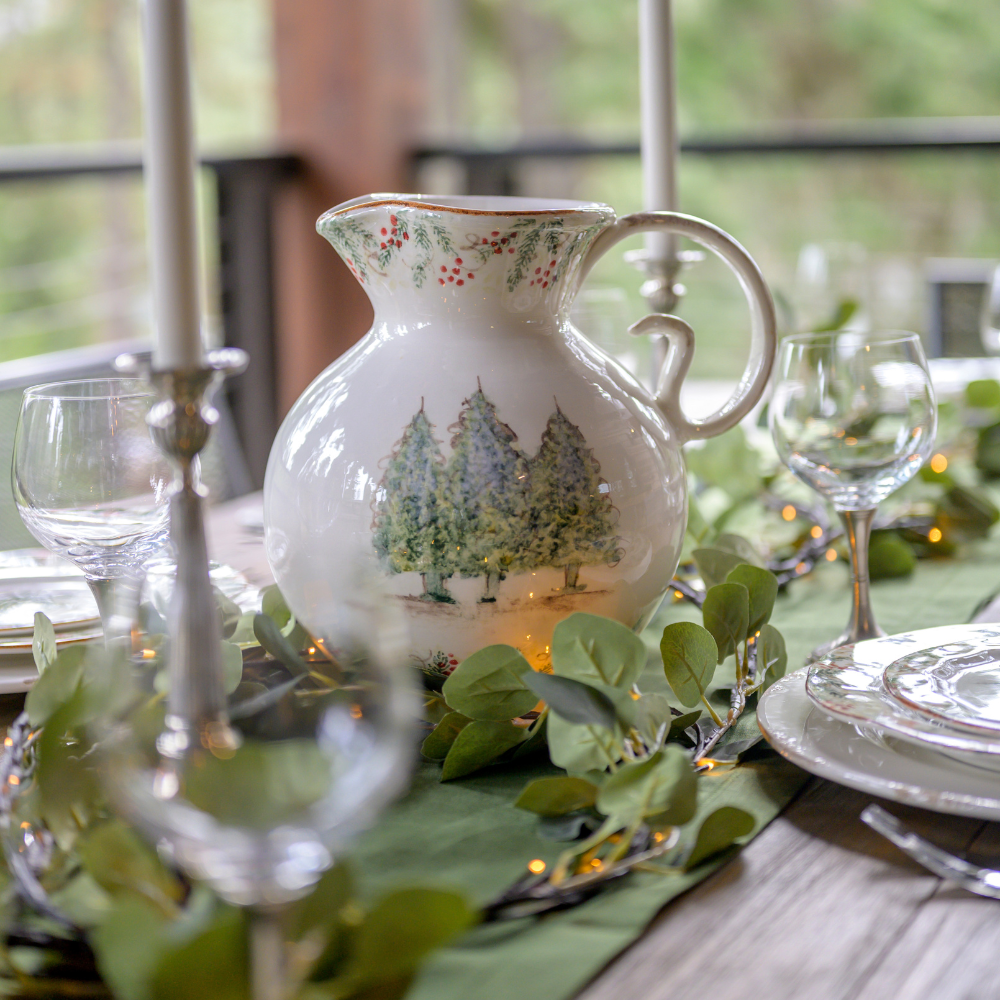 Arte Italica & Crown Linen Designs – Jarro por atacado – Jarro Grande Natale - Natal1
