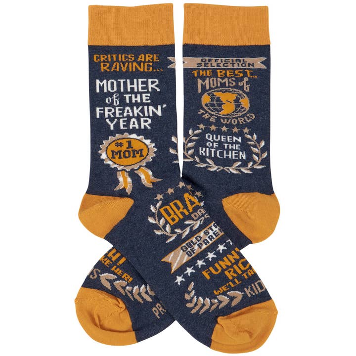 Primitives by Kathy - Wholesale Socks - Unisex - Mother Of The Year Socks