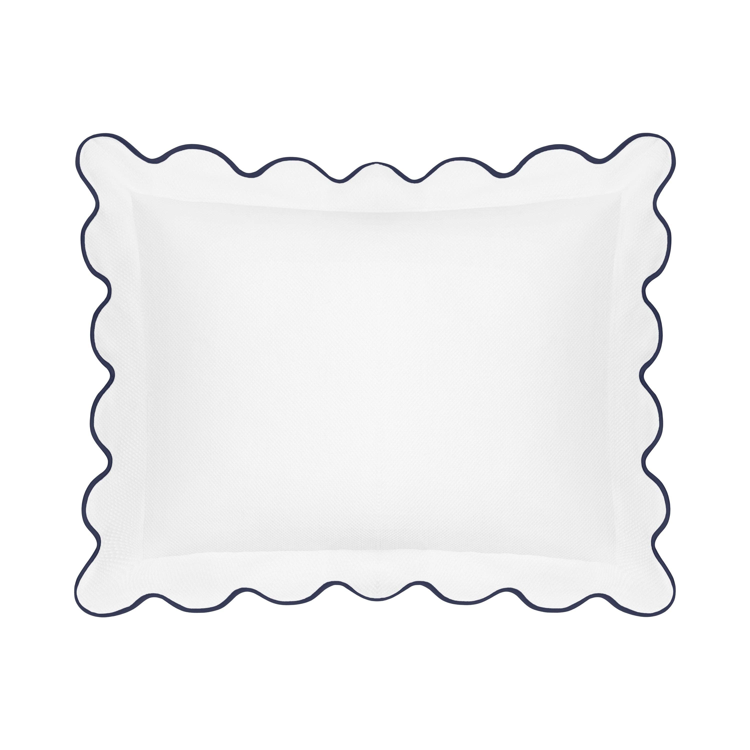 Home Treasures Linens - Wholesale Bedding Pillowcase/Sham - Honeycomb Sham (Scalloped Flange)8