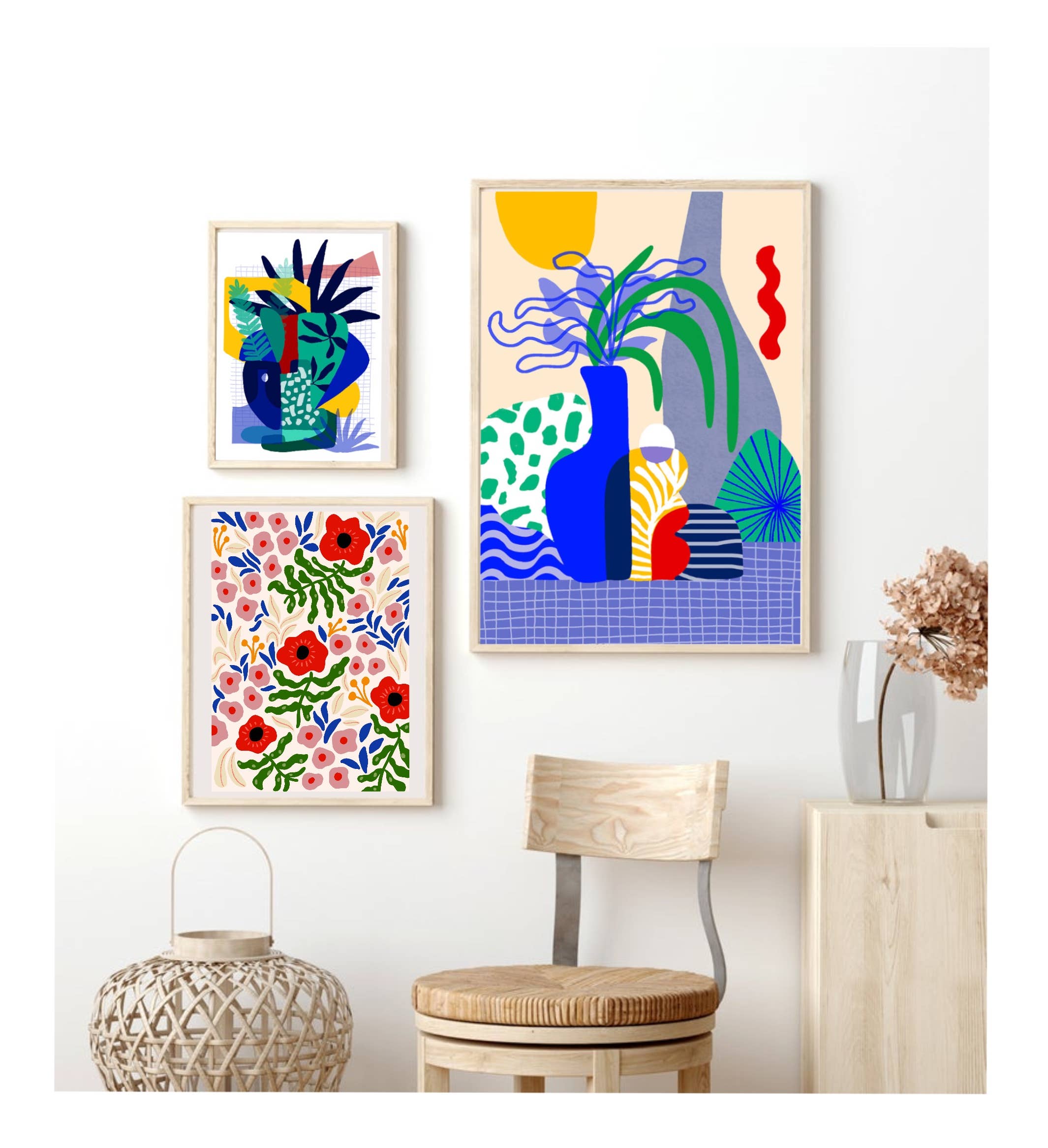 Teresa Rego - Venta al por mayor Ilustración - Impresión artística de amapolas blancas2