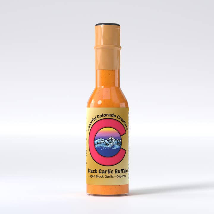Colorful Colorado Creations llc. - Wholesale Hot Sauce - Black Garlic Buffalo Hot Sauce