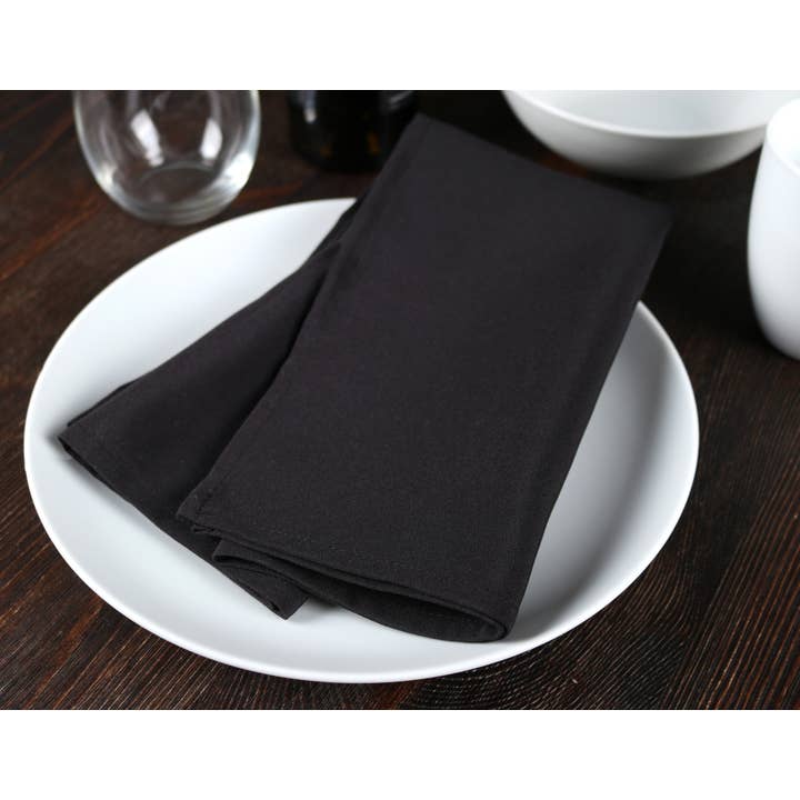 Arkwright Home - Wholesale Dinner & Cloth Napkin - 25 Pack of Poly Spun Solid Cloth Dinner Napkins - 20 x 20 in27