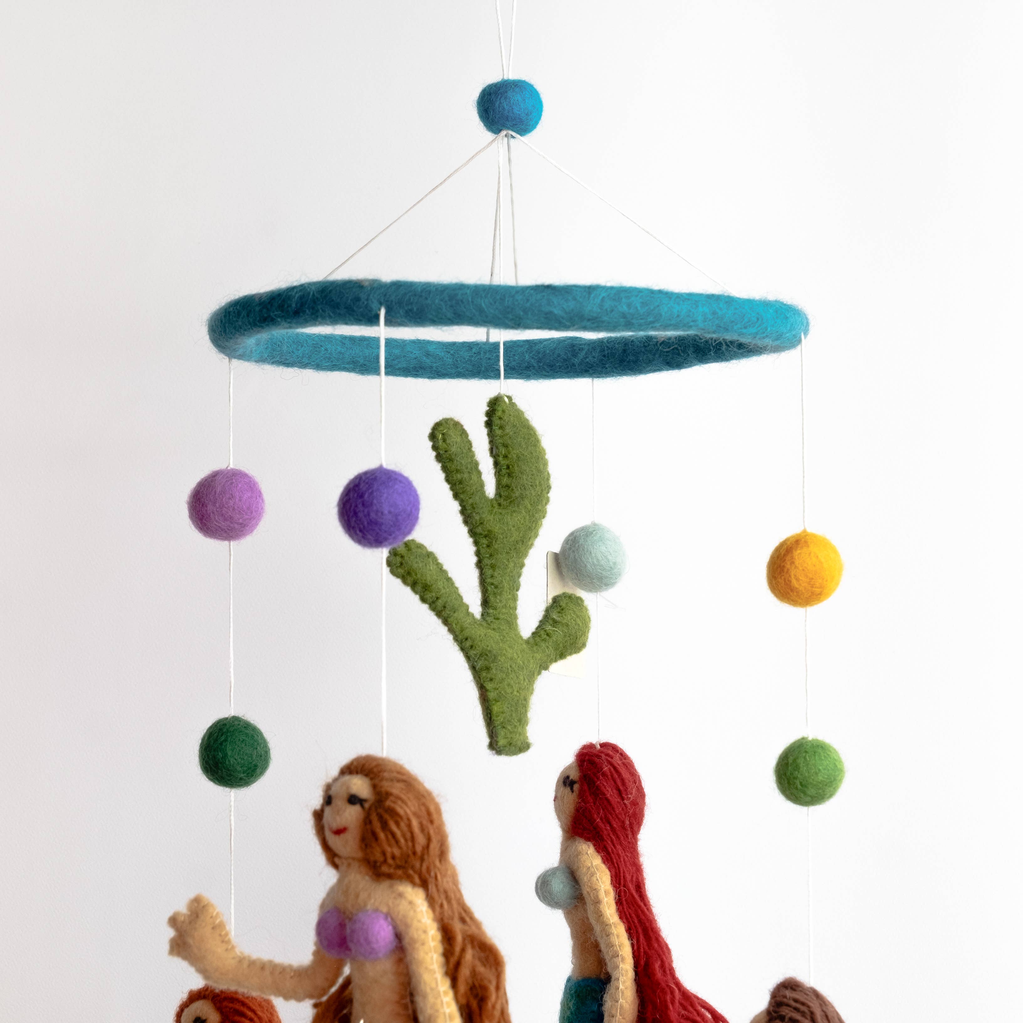 The Winding Road – Großhandel Baby-Mobile – Baby-Mobile - Meerjungfrau Unter dem Meer - Kinderzimmerdekoration4