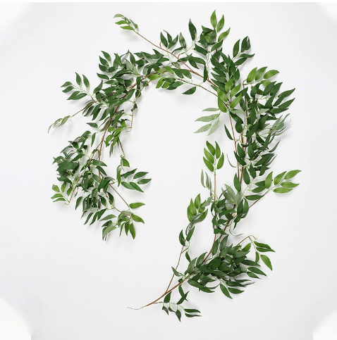 Sweet Home Deco - Wholesale Artificial Plant - 71''L Silk Eucalyptus Leaves Garland, Fake Greenery Garland0