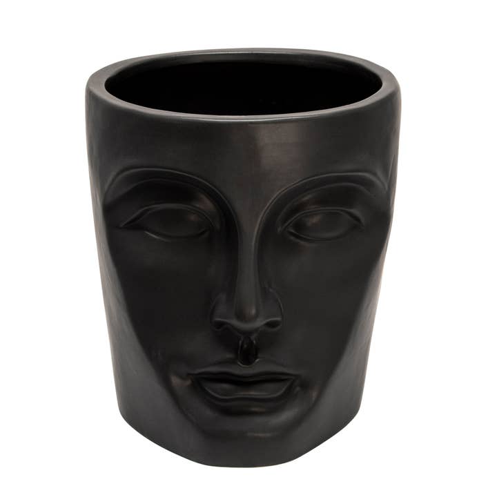 SCULPTURE FACE VASE for wholesale by Decorium Living
