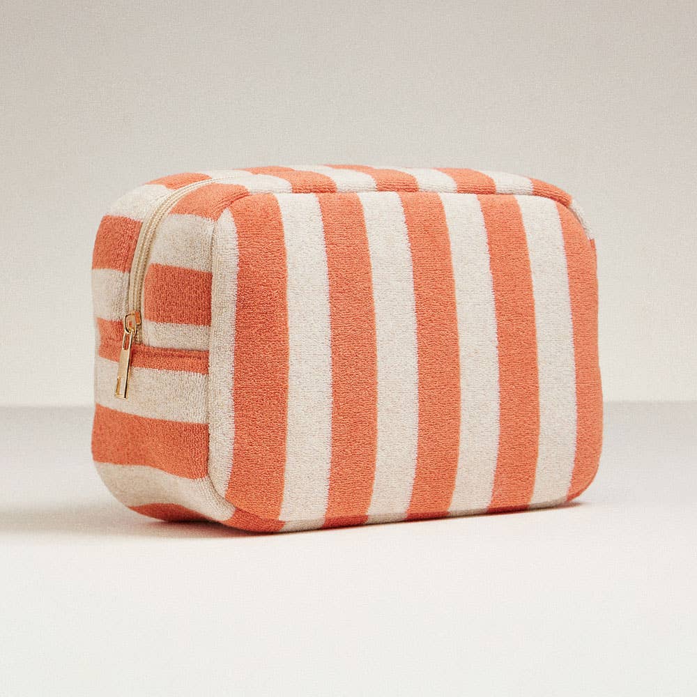 Sensibling Corp. - Wholesale Makeup/Cosmetic Bag - Striped Pattern Cosmetic Pouch Bag4