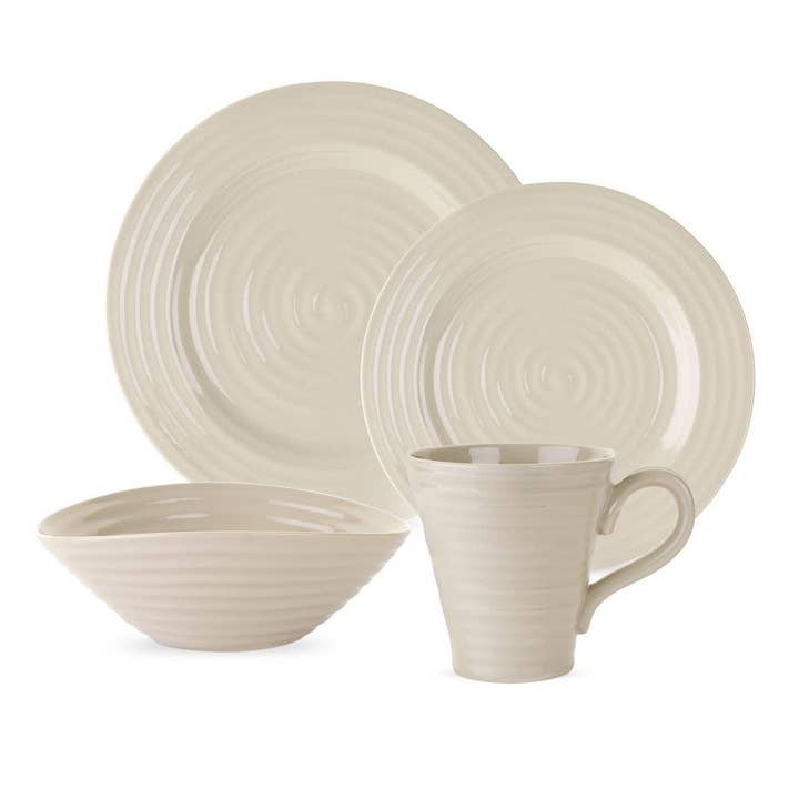 Sophie Conran Pebble 4 Piece Place Setting for wholesale by Portmeirion, Spode, Pimpernel, Nacthmann, Wrendale Designs