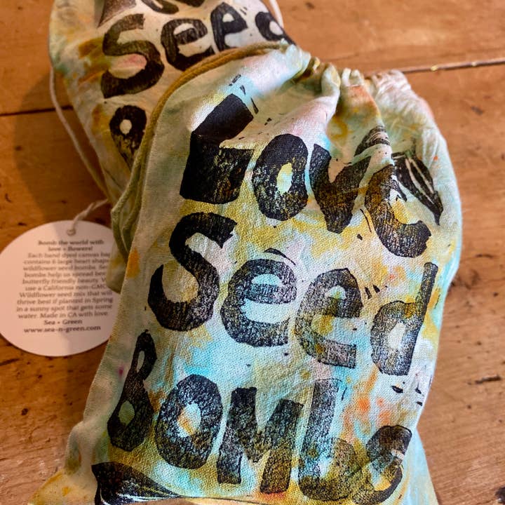 Sea + Green - Wholesale Plant Seeds - LOVE Seed + Soil Hearts Wildflower Bee Friendly Seed Ball