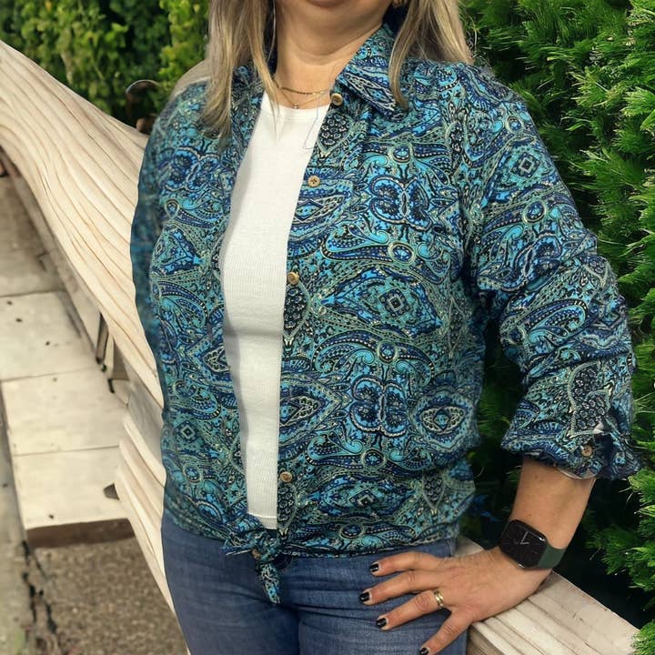 Zijden shirt voor wholesale door Nola by bijusol