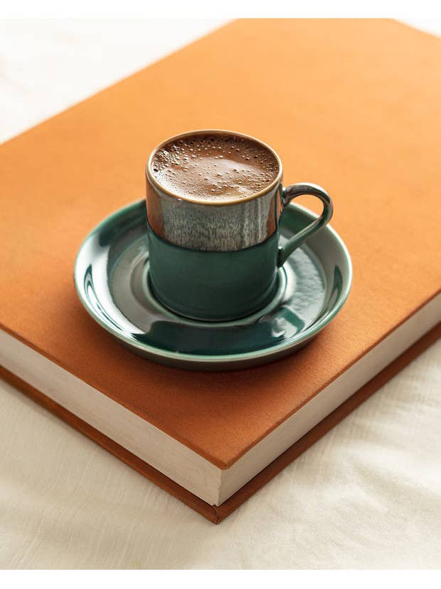 Madame Coco Ramona Professional 6-Piece Elegant Ceramic Coffee Cup Set for wholesale by Aladdin