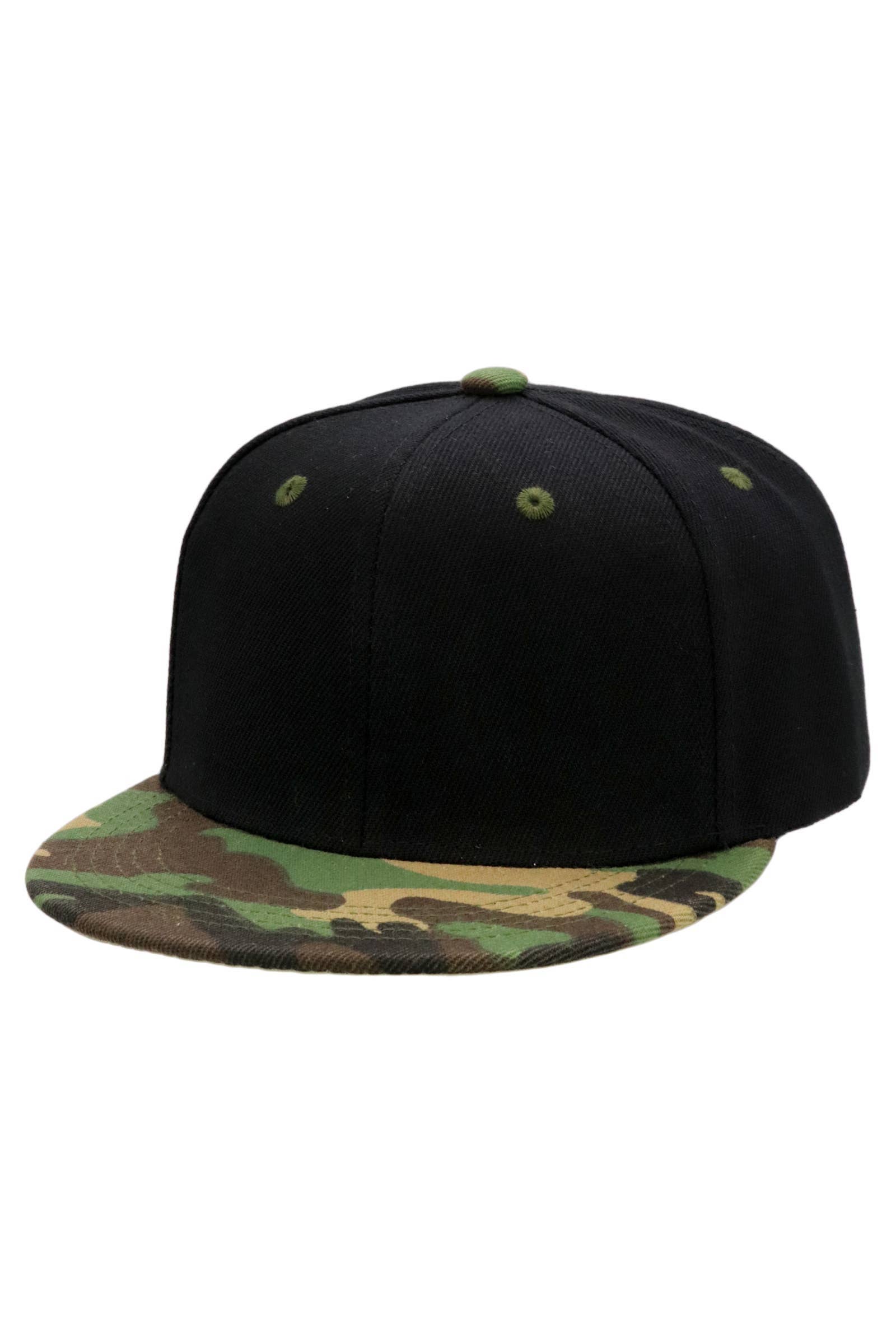 Cap Zone - Wholesale Baseball Cap - Kids - Kids Solid Twill Snap Back Flat Bill Cap7