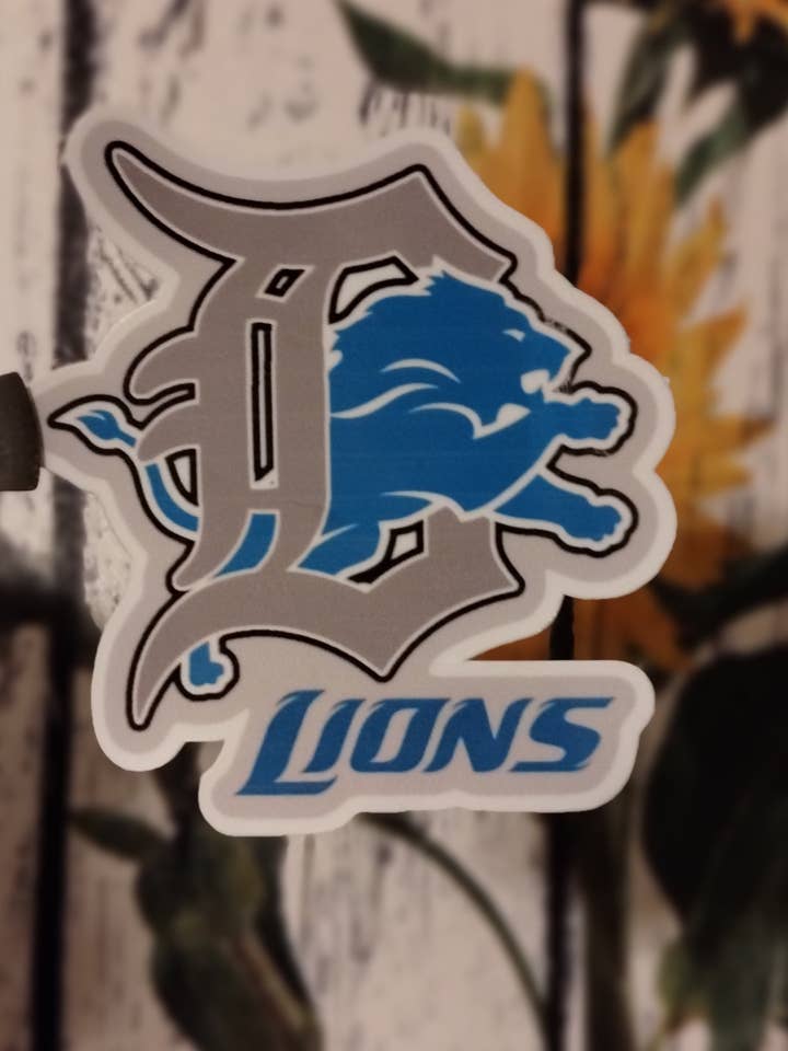 Detroit Lions Sticker for wholesale by MadeByHBK