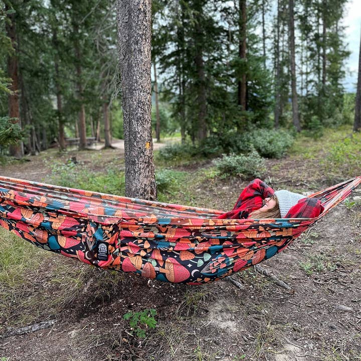 Trek Light - Wholesale Hammock - Double Hammock | Mushroom Print | Hanging Kit Sold Separate6