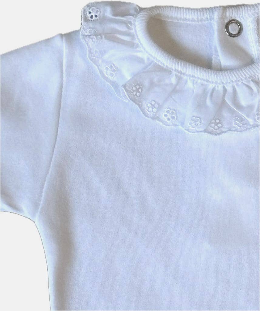 Nós e Tranças - Wholesale Bodysuit (Non-Footed) - Baby - Baby Body With Frill Colar/ Bodie Bebe Com Gola Folho0