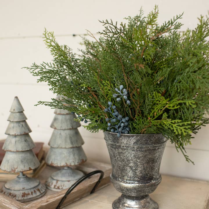 Ragon House - Wholesale Artificial Plant - 18" CEDAR & BERRIES PICK2