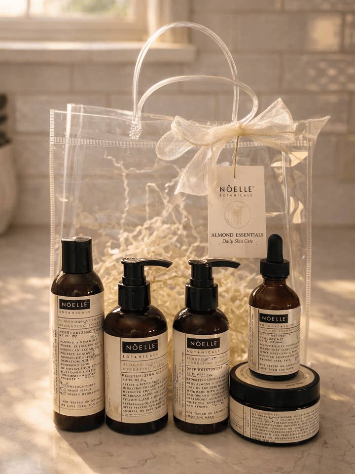 Noelle Botanicals Mandel hudvårdsset för wholesale av Wendi’s Good Things Market