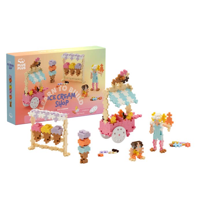 Learn to Build - Ice Cream Shop for wholesale by Plus-Plus USA