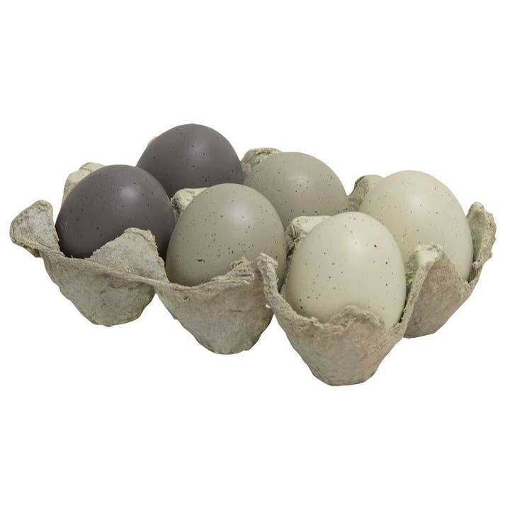 Farmhouse Resin Egg, 3 Assorted for wholesale by The Hearthside Collection