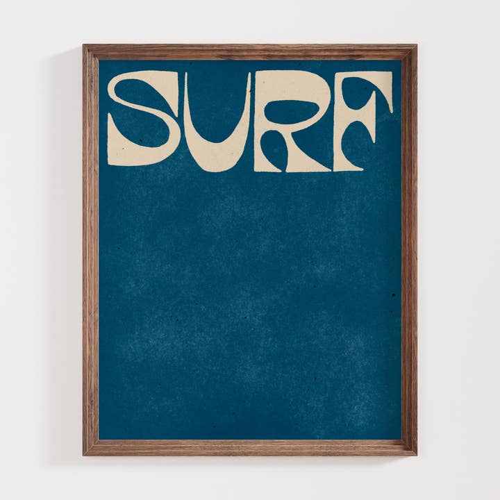 Mid Tide Design - Wholesale Art Print - Vintage Surf | Surf Art Print