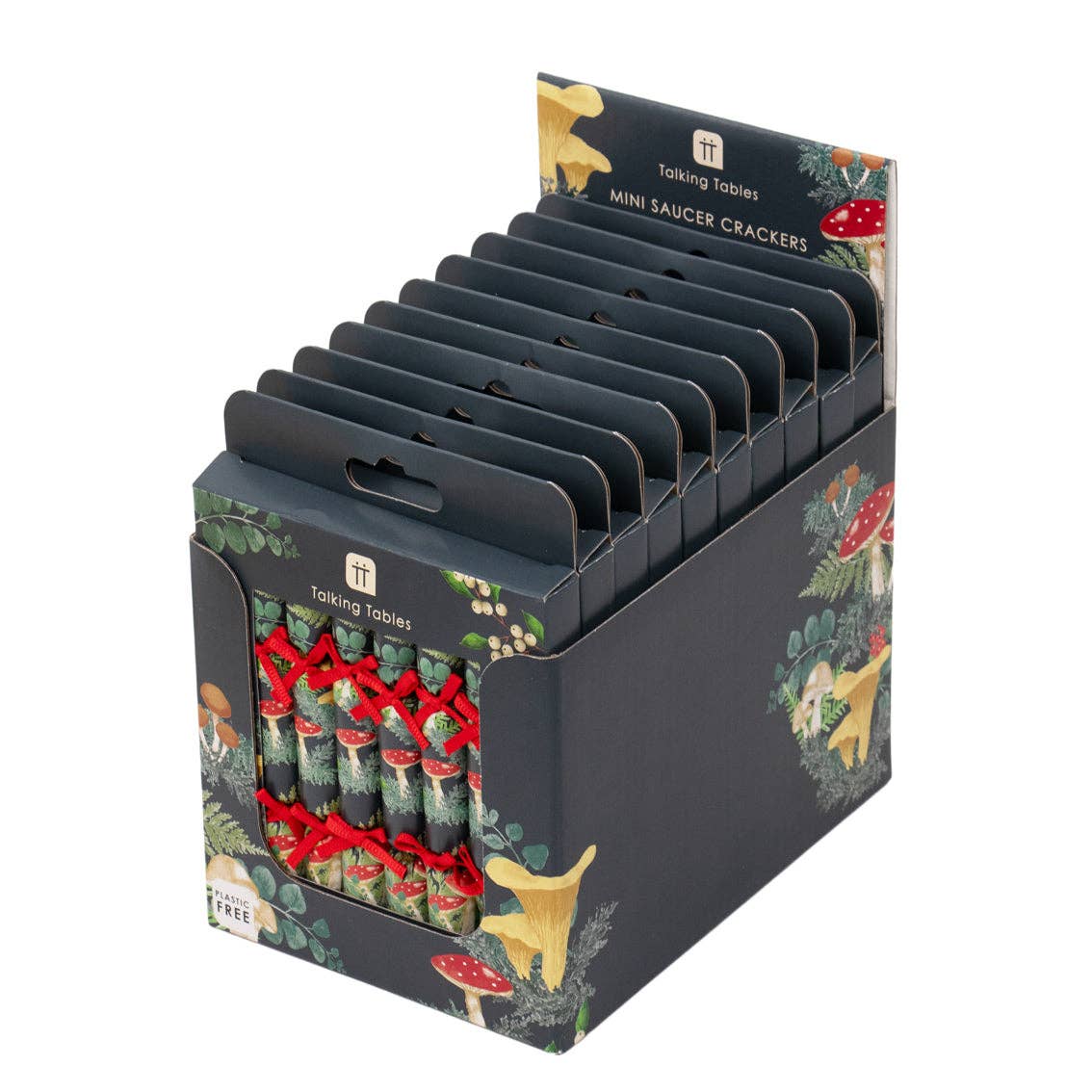 Talking Tables UK - Wholesale Christmas decoration - Forest Mini Christmas Crackers | POS Unit |0