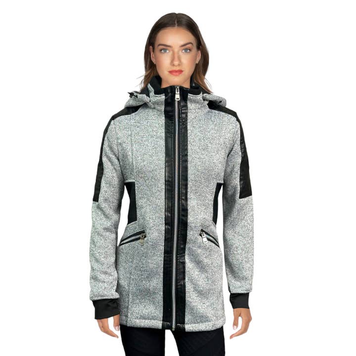 Chaqueta de primavera con capucha y cremallera para venta al por mayor de Importation 1867