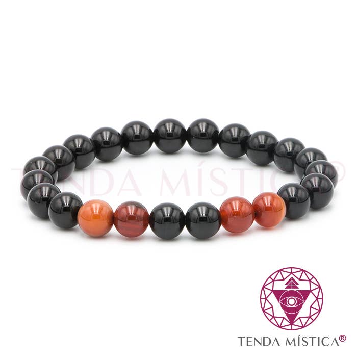 Tourmaline & Fire Agate Power Bracelet for wholesale by Tenda Mística