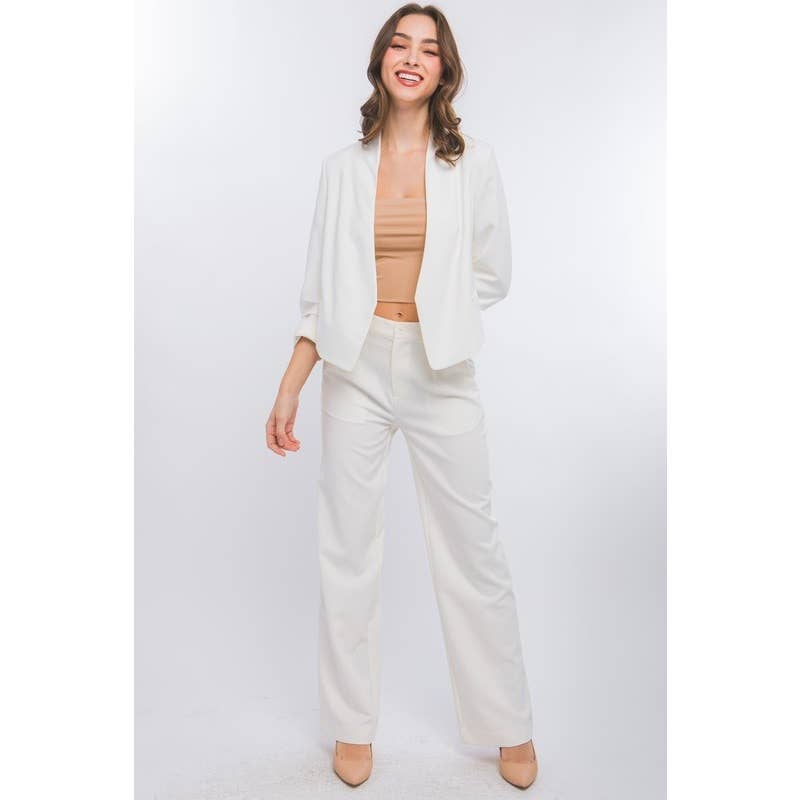 IVE – wholesale Jacka - Dam – Vertigo långärmad öppen kavajjacka6